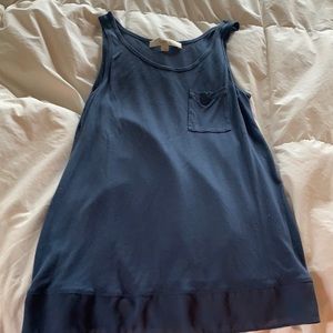 Blue Loft dressy tank.